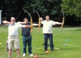 Práctica de jalo con arco